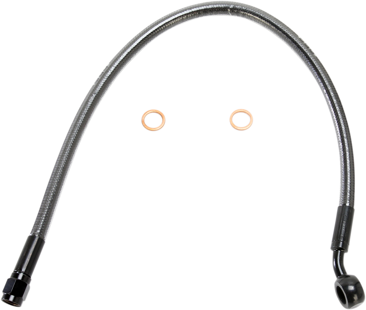 MAGNUM SHIELDING Brake Line - 10 mm-35° - 17" - Black Pearl