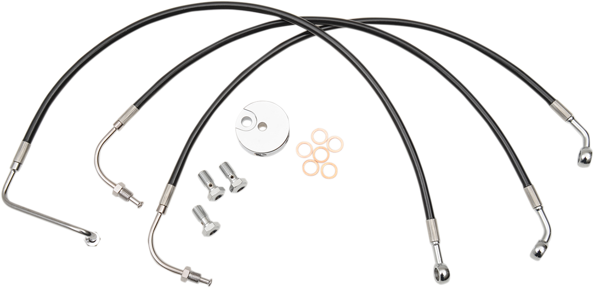 MAGNUM SHIELDING Brake Line - 9" - Black Pearl - Image 2