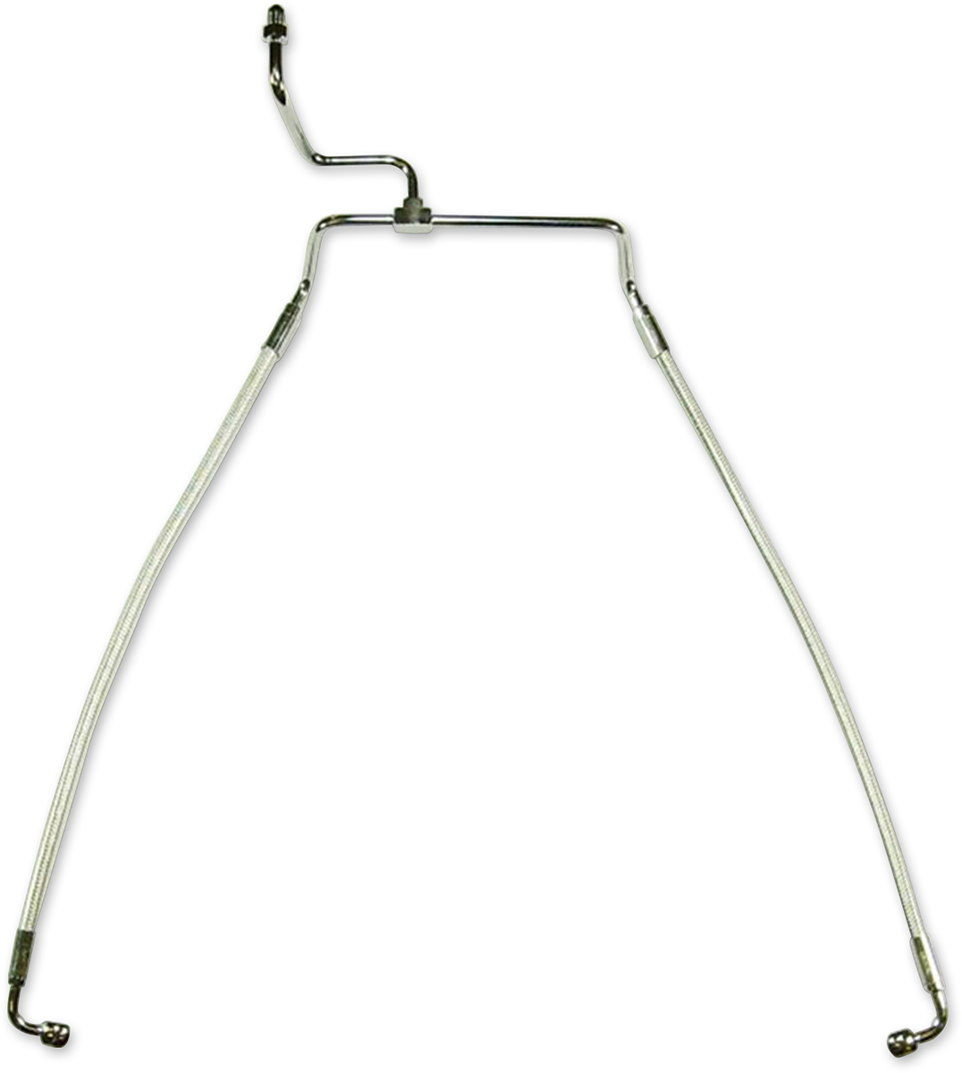 DRAG SPECIALTIES Brake Line - Front (Lower/Upper) - Black - Image 2