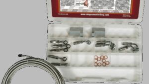 MAGNUM SHIELDING BYO Brake Line Basic Builder Kit - Chrome