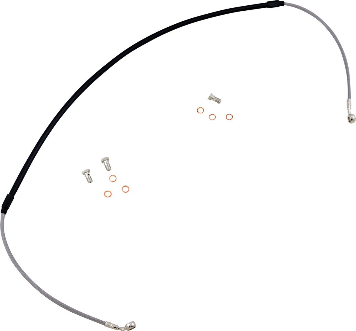 MAGNUM SHIELDING Brake Line - 64" - Black Pearl - Image 2