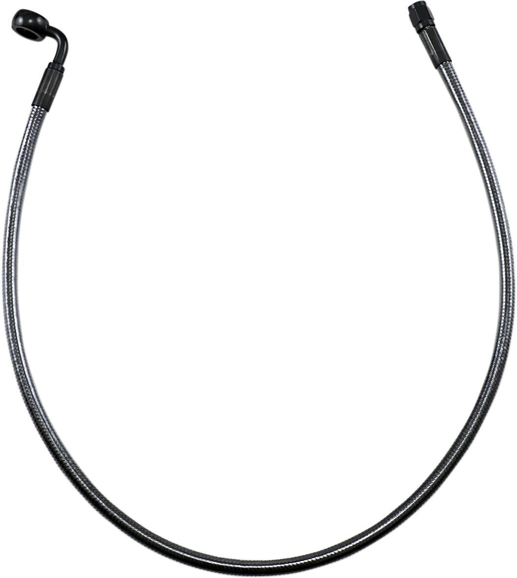 DRAG SPECIALTIES Brake Line - Front (Lower/Mid) - ABS - Black - Image 2