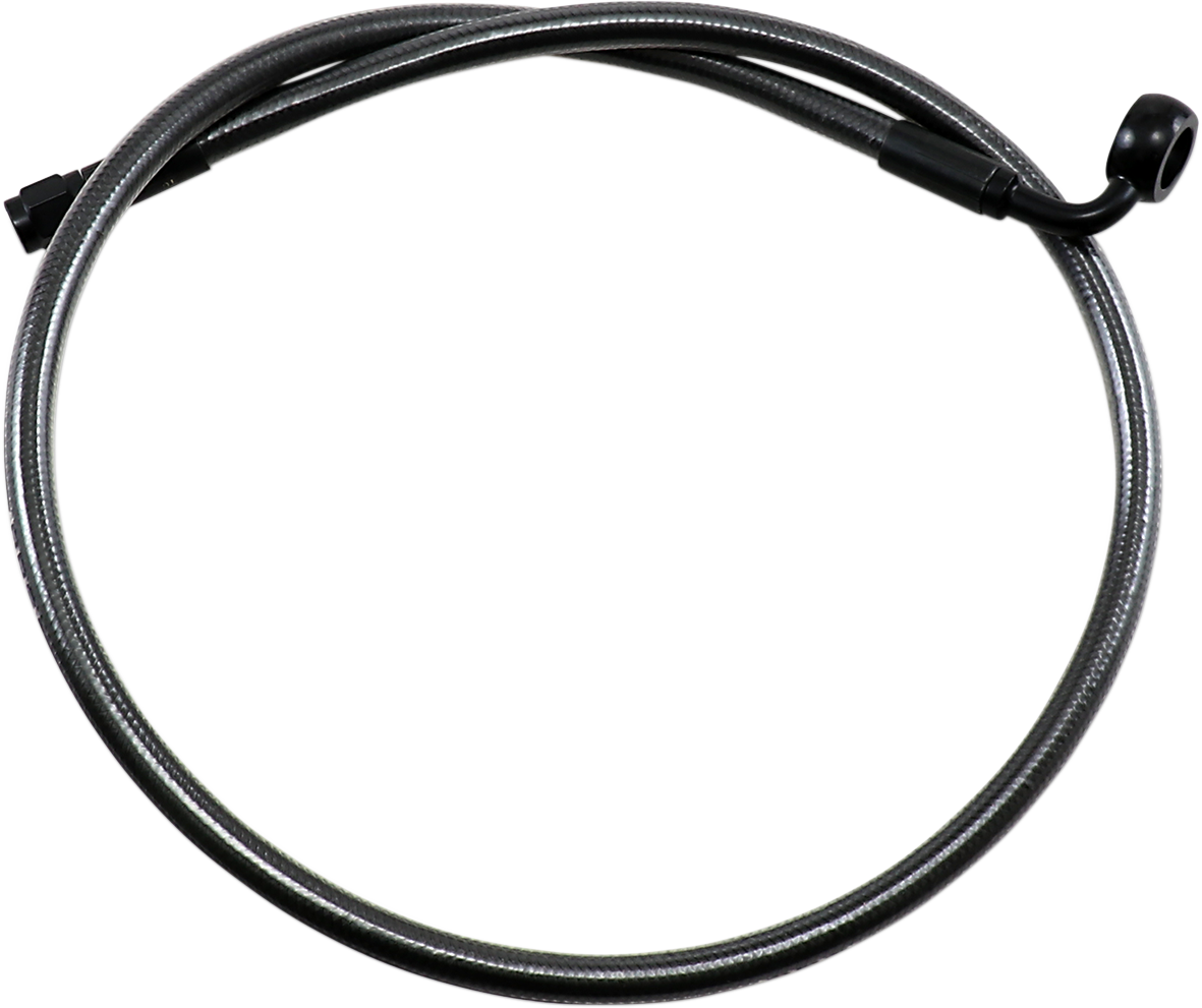DRAG SPECIALTIES Brake Line - Front - Black - +8" ABS - Image 2