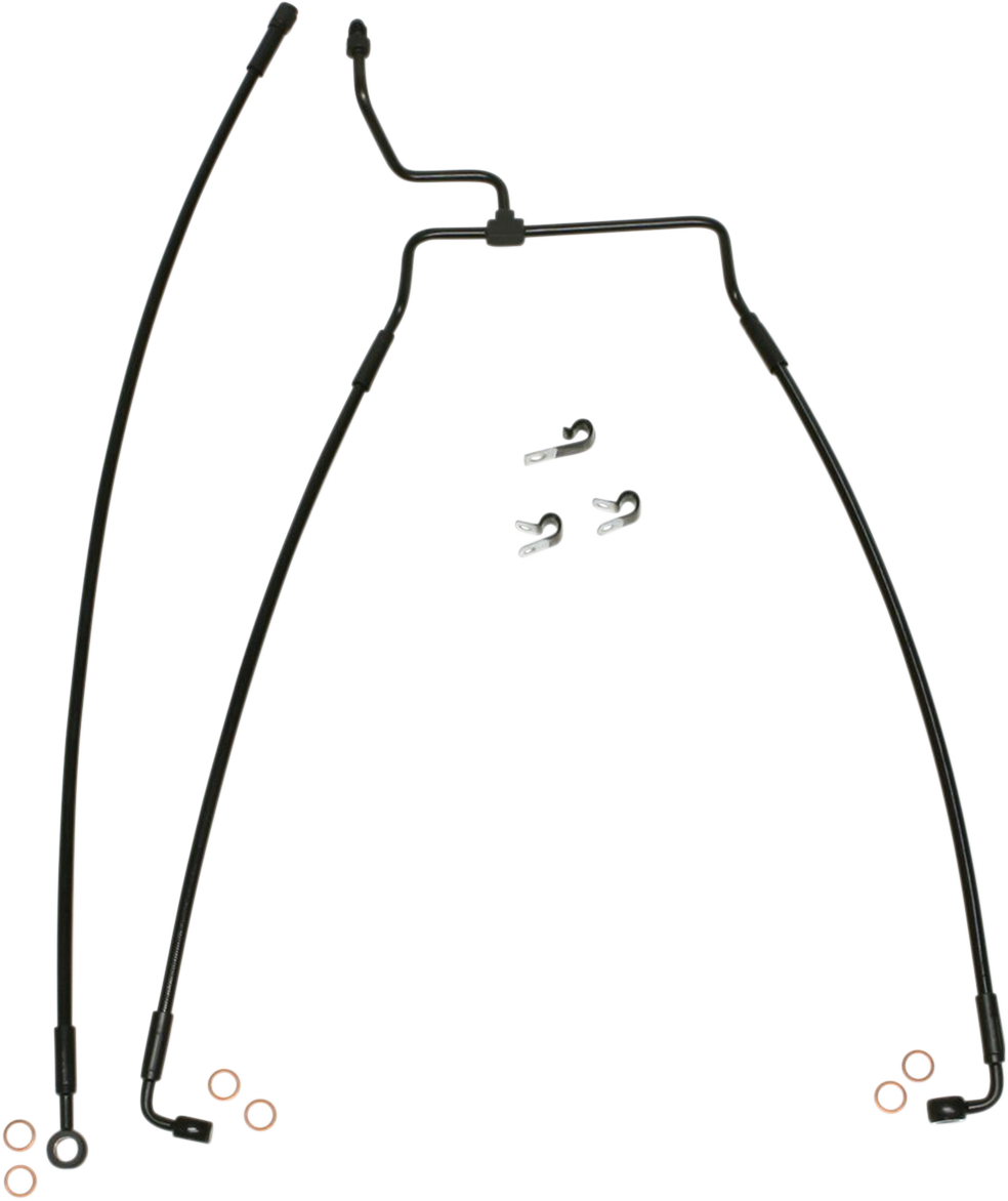 MAGNUM SHIELDING Brake Line - Front - XR - Black