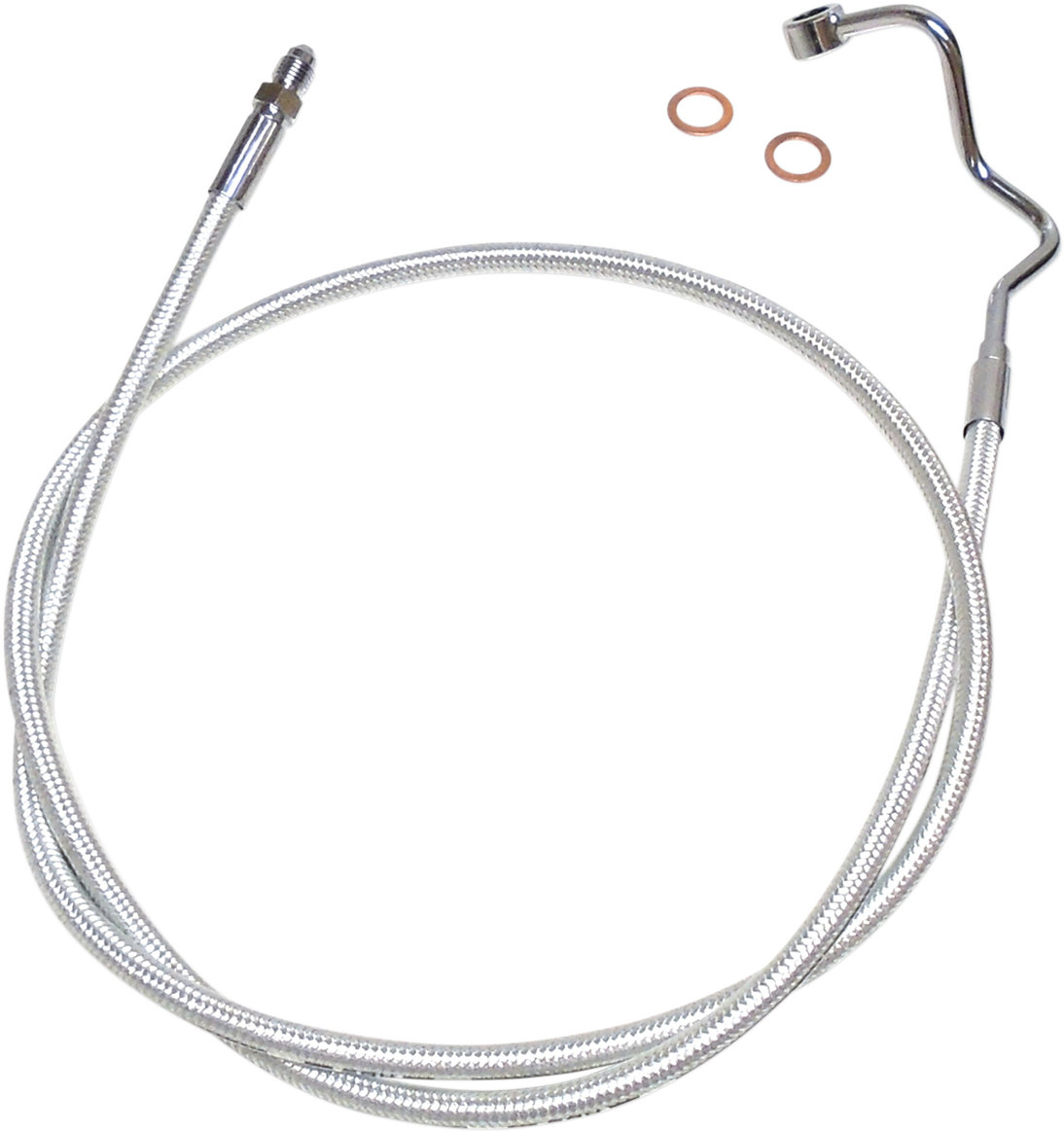MAGNUM SHIELDING Mid Brake Line - ABS - Sterling Chromite