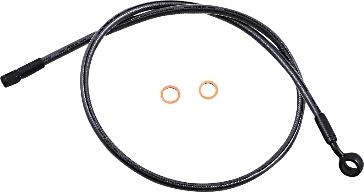 MAGNUM SHIELDING Brake Line -12mm-35° - 36" - Black Pearl