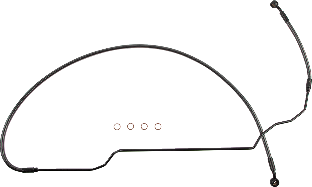 MAGNUM SHIELDING Brake Line - Upper - Black Pearl