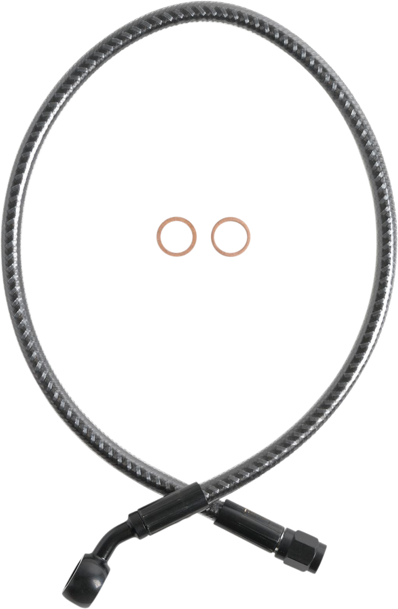 MAGNUM SHIELDING Brake Line - Front - 3/8" - 35° - 21" - KARBONFIBR