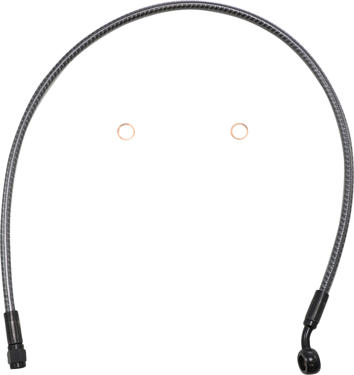 MAGNUM SHIELDING Brake Line - Front - 3/8" - 35° - 27" - KARBONFIBR