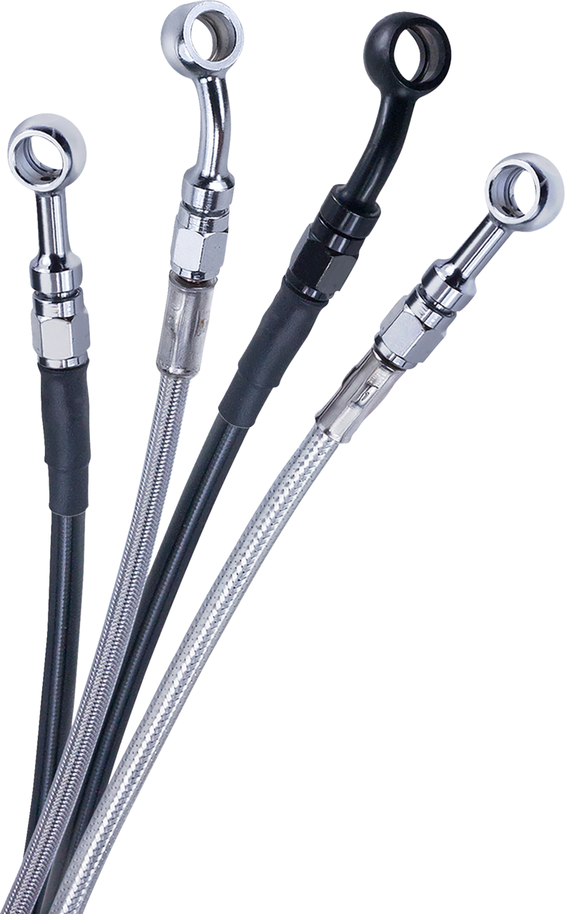 BARNETT Brake Line - Upper - Stainless Steel - +6"