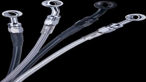 BARNETT BRAKE LINE UPPER STAINLESS STEEL +8