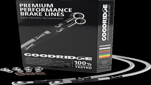 GOODRIDGE BRAKE HOSE KIT HD FLH 96-07 FRONT +6"