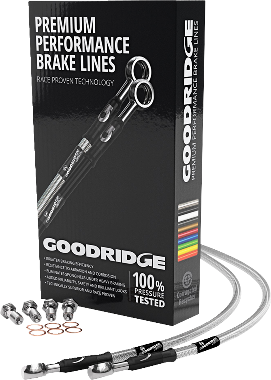 GOODRIDGE Brake Hose Kit - Rear - FXR '87-'94