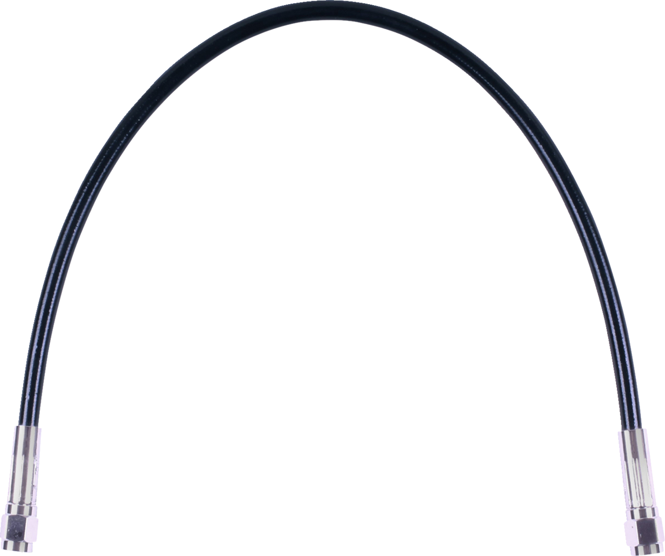 MAGNUM SHIELDING Universal XR Brake Line - 34" - Black w/ Chrome Fittings