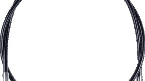 MAGNUM SHIELDING Universal XR Brake Line - 52" - Black w/ Chrome Fittings