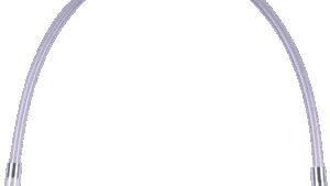 MAGNUM SHIELDING Universal XR Brake Line - 21" - Stainless w/ Chrome Fittings