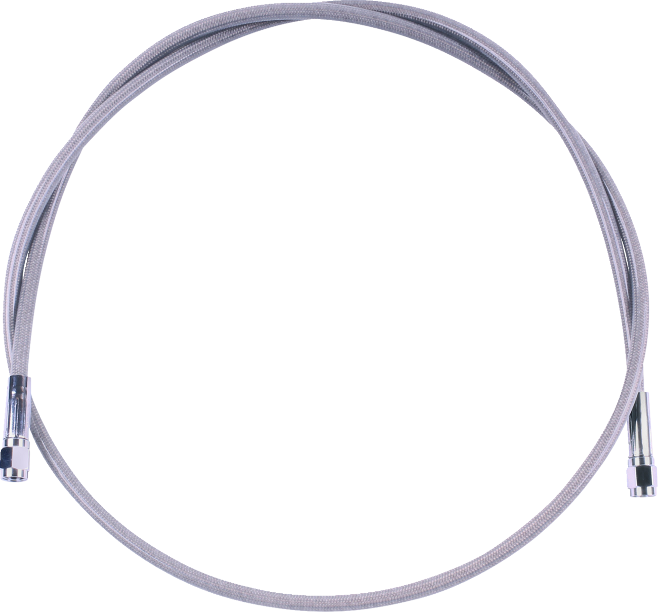 MAGNUM SHIELDING Universal XR Brake Line - 68" - Stainless w/ Chrome Fittings