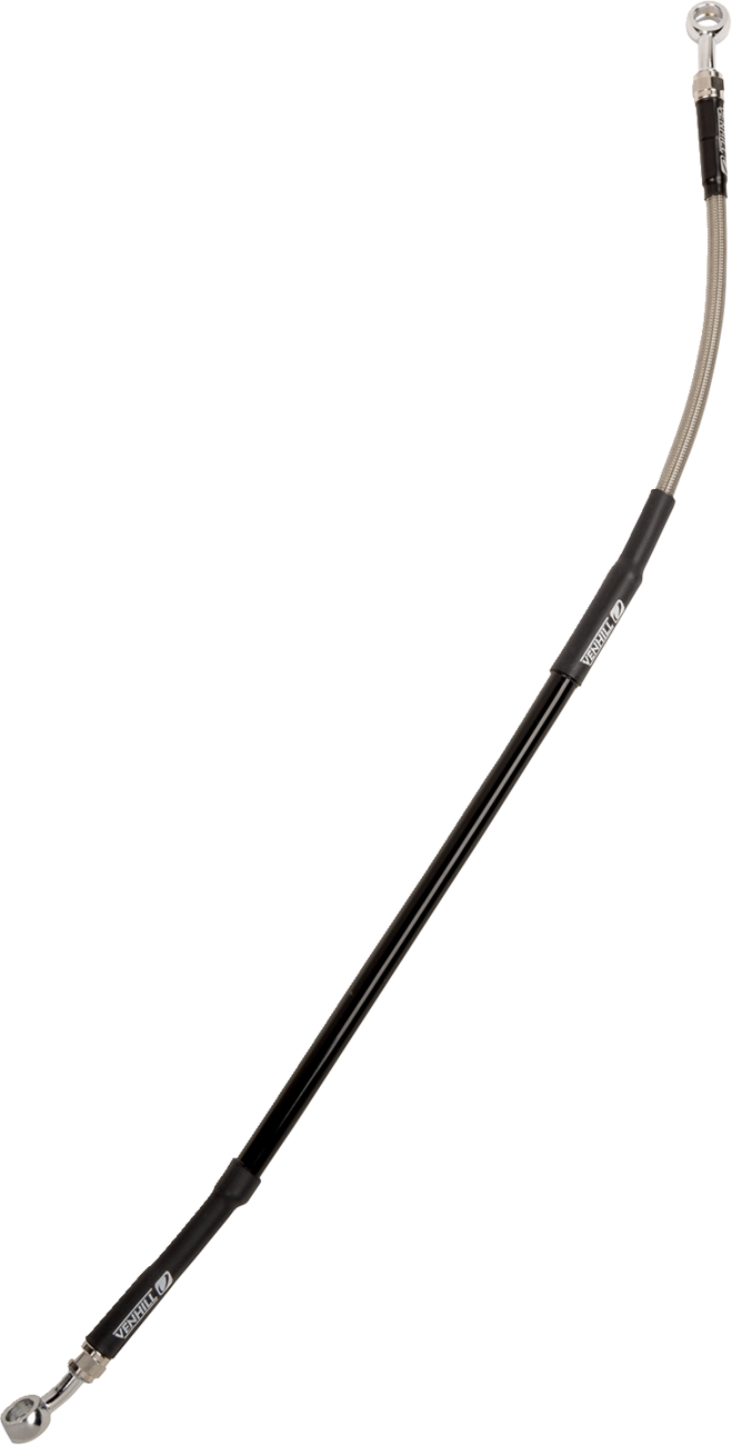 MAGNUM SHIELDING Universal XR Brake Line - 72" - Black w/ Chrome Fittings - Image 2