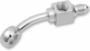 DRAG SPECIALTIES Banjo Fitting - 3/8" x AN3 - 35° - Short