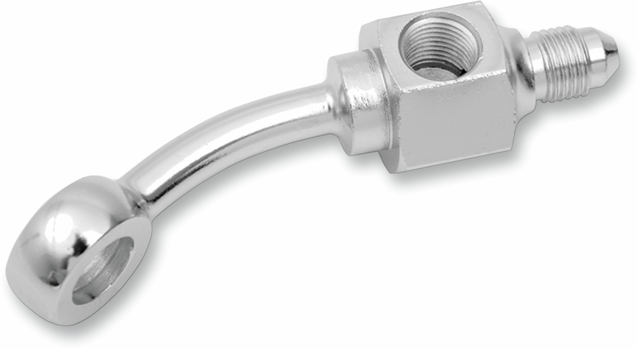 DRAG SPECIALTIES Banjo Fitting - 3/8" x AN3 - 35° - Short