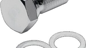 DRAG SPECIALTIES Banjo Bolt - 7/16"-24 w/ step-down to 3/8"