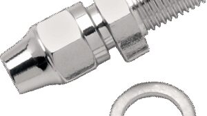 DRAG SPECIALTIES Brake Line Fitting - 3/8-24 - Straight