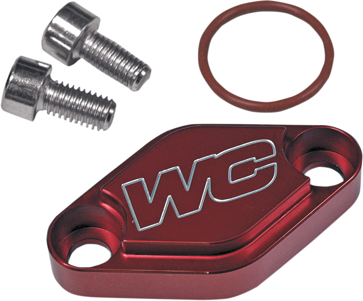 WORKS CONNECTION Block Off Plate - Red