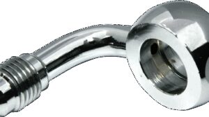 MAGNUM SHIELDING Banjo Fitting - 7/16" - AN3 90° - Chrome
