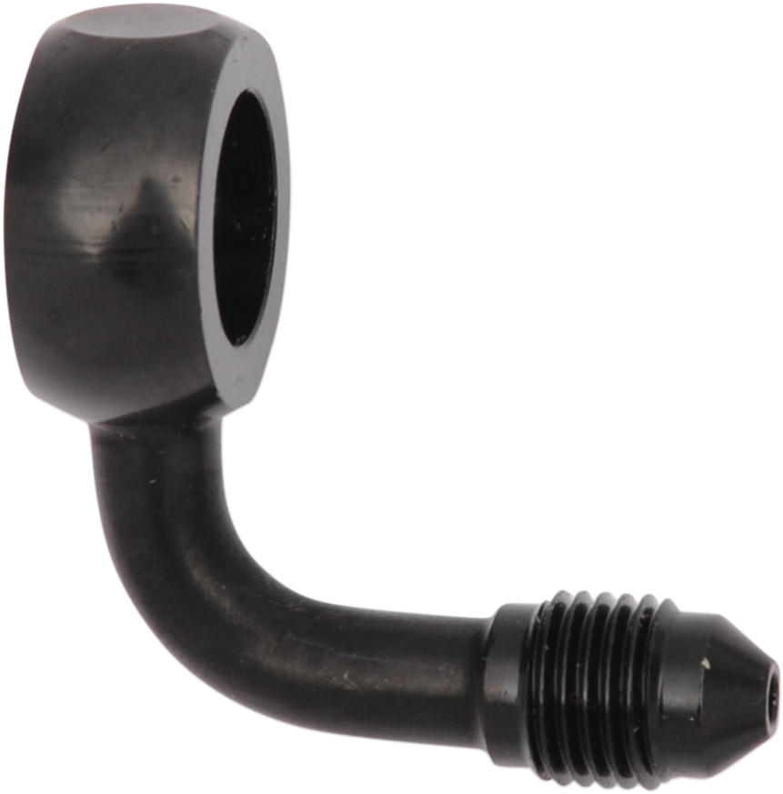 MAGNUM SHIELDING Banjo Fitting - 12 mm - AN3 90° - Black