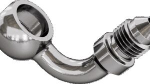 GOODRIDGE Banjo Adaptor - 90° for 7/16" Bolt - Stainless Steel