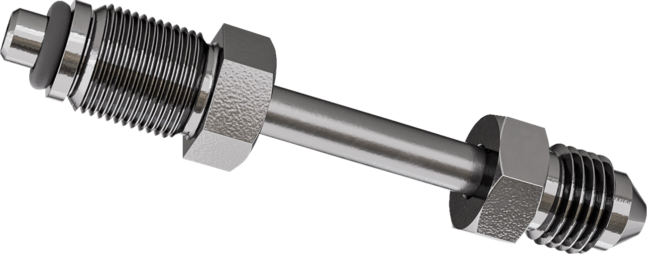 DRAG SPECIALTIES Banjo Fitting - 3/8" x AN3 - 90° - Long - Image 2