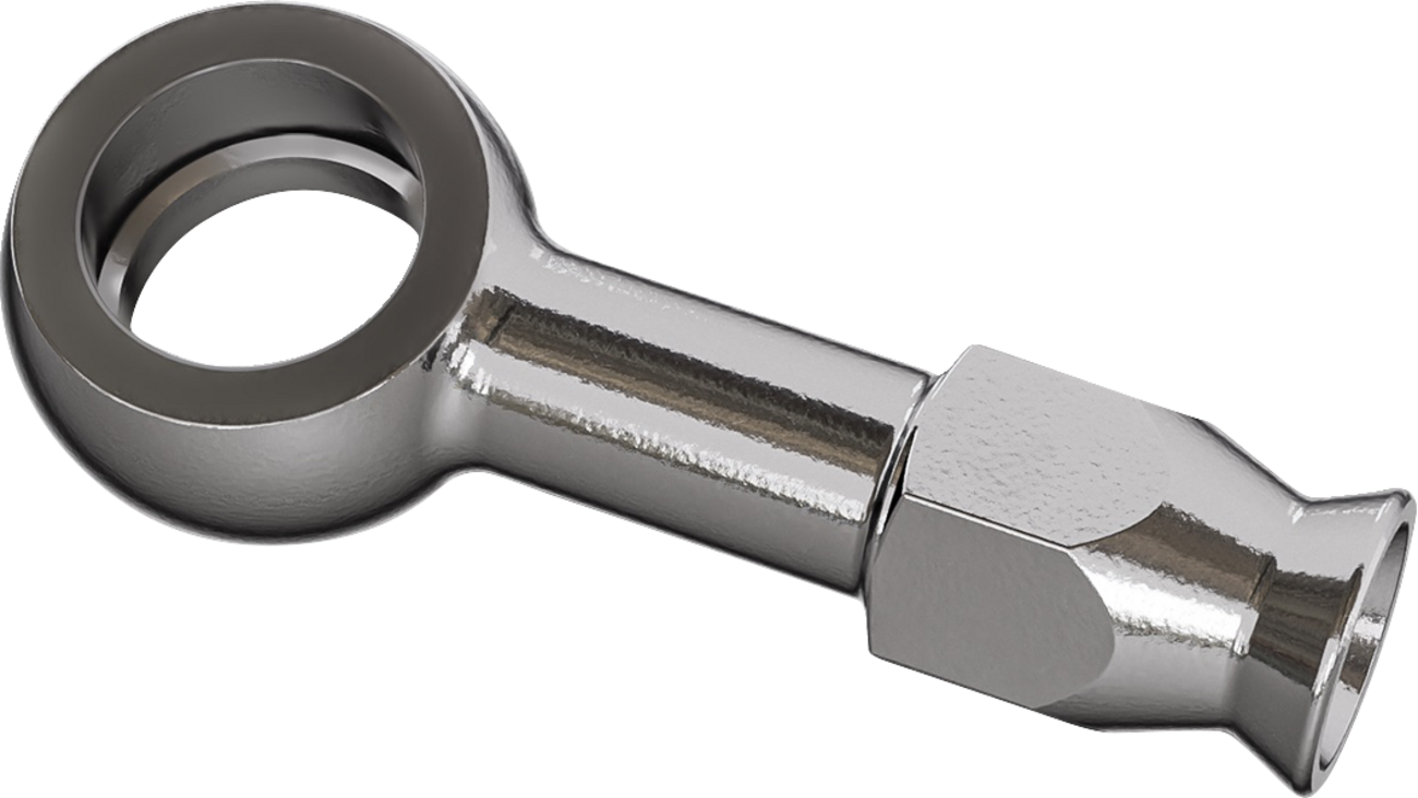 GOODRIDGE Banjo Adaptor - 3/8" - Straight - Long