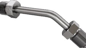 GOODRIDGE Universal Banjo - AN3 Adaptor - 45° - Stainless Steel