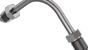 GOODRIDGE Universal Banjo - Long AN3 Adaptor - 90° Side Bend - Stainless Steel