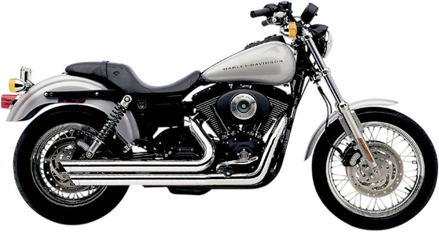 S&S CYCLE 4-1/2" MK45 Performance Mufflers - Chrome with Black Tracer - Image 2