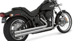 VANCE & HINES Big Shots Exhaust - Chrome - Long