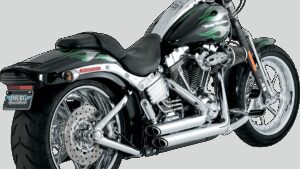 VANCE & HINES Shortshots Staggered Exhaust System - Chrome