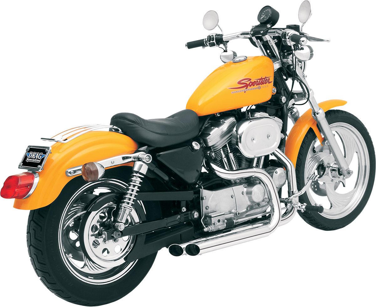 BASSANI XHAUST Pro Street Exhaust - Chrome - '86-'03 XL