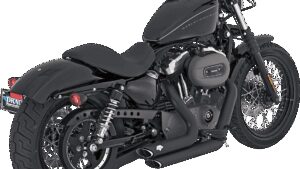 VANCE & HINES Shortshots Staggered Exhaust System - Black