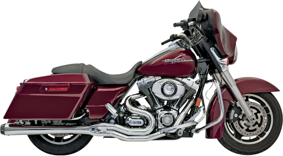 BASSANI XHAUST Megapower 2:1 Exhaust - 1-3/4" to 1-7/8" to 2" - Chrome