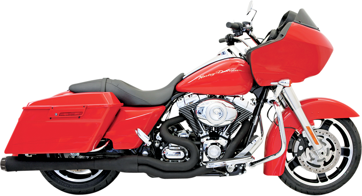BASSANI XHAUST Megapower 2:1 Exhaust - 1-3/4" to 1-7/8" to 2" - Black