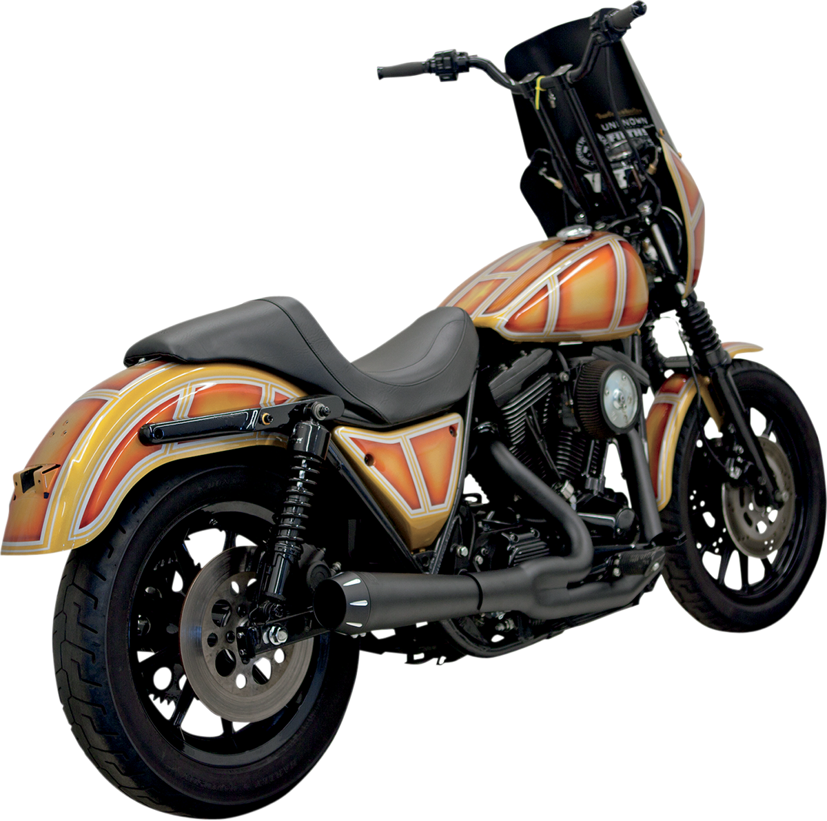 BASSANI XHAUST Road Rage 2:1 Exhaust - Black