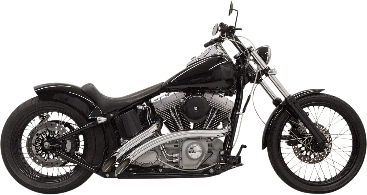 BASSANI XHAUST Radial Sweepers Exhaust System - Black - '07-'13 XL - Image 2