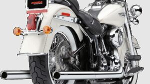 COBRA True Dual Exhaust - Billet Tip - '07-'11 Softail