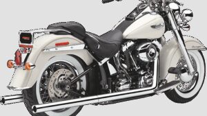 COBRA True Dual Exhaust - Billet Tip - '97-'06 Softail