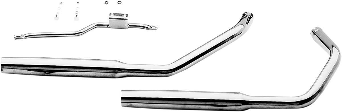 PAUGHCO Staggered Dual Exhaust System - Tapered - 38"
