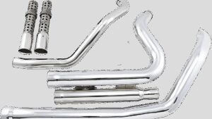 COBRA 909 Exhaust - Chrome - '07-'13 XL