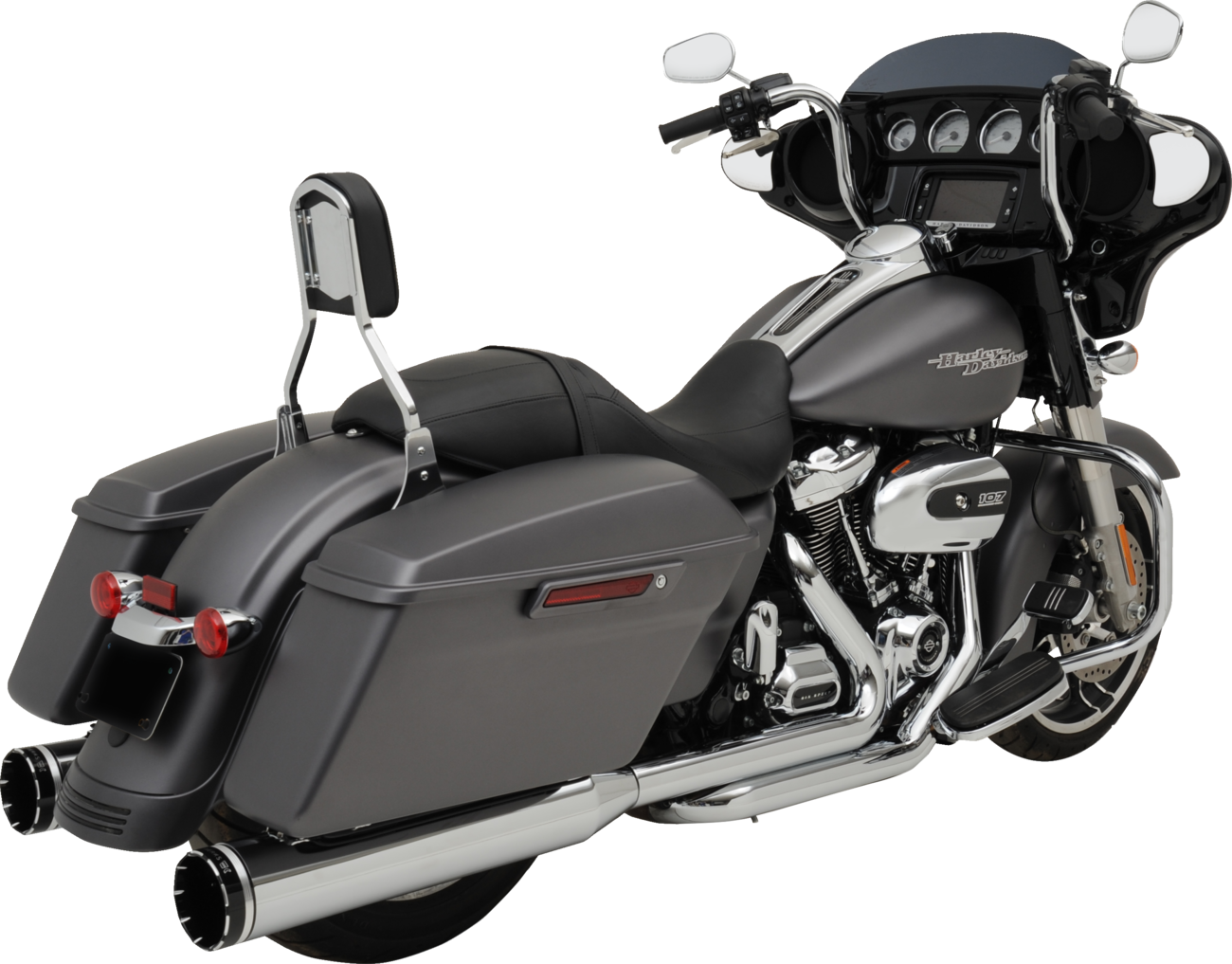 COBRA 4" Mufflers for FL - Chrome - Image 2