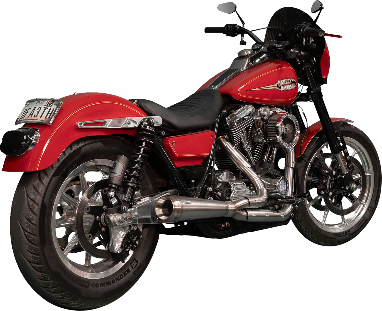 KHROME WERKS 4-1/2" HP-Plus® Slip-On Mufflers - Black with Klassic - Touring - Image 2