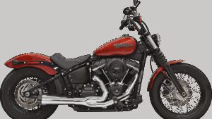 BASSANI XHAUST 2-into-1 Road Rage Exhaust System - Chrome